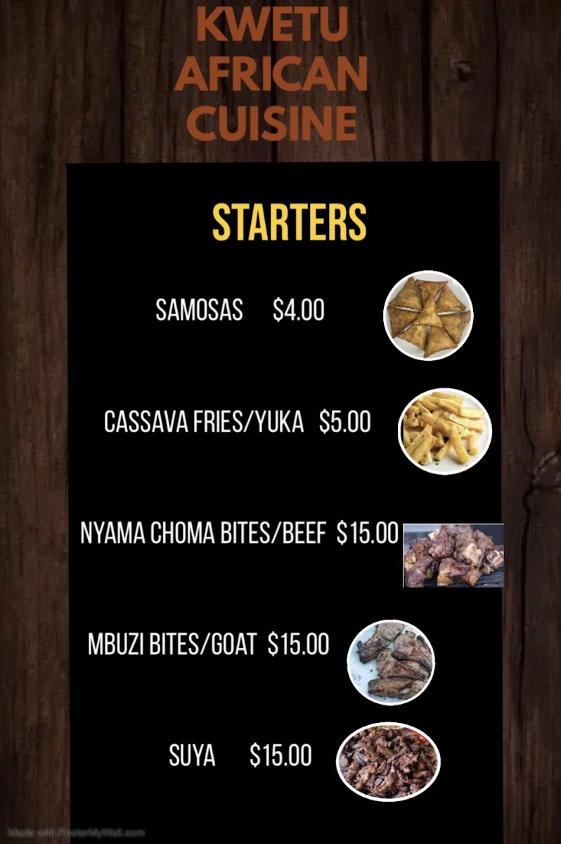 Menu - Kwetu African Cuisine photo 4